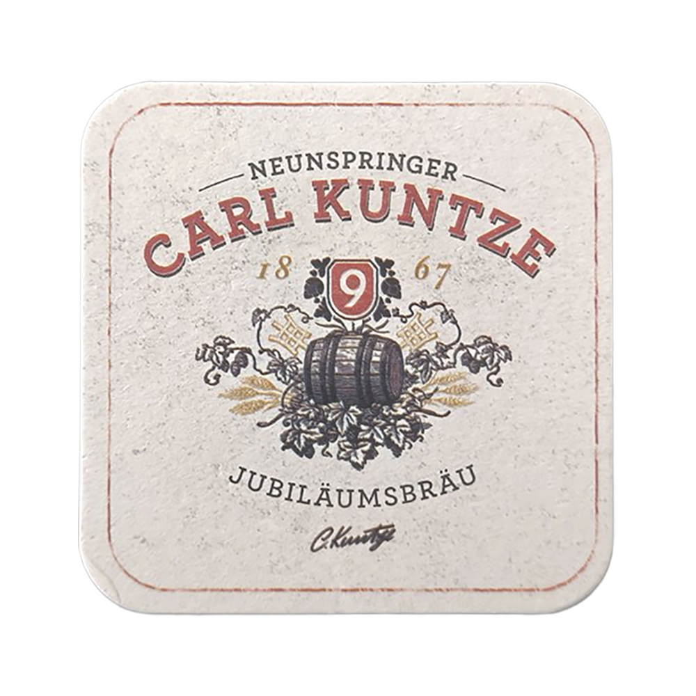 Bierdeckel "Carl Kuntze" 10er-Pack