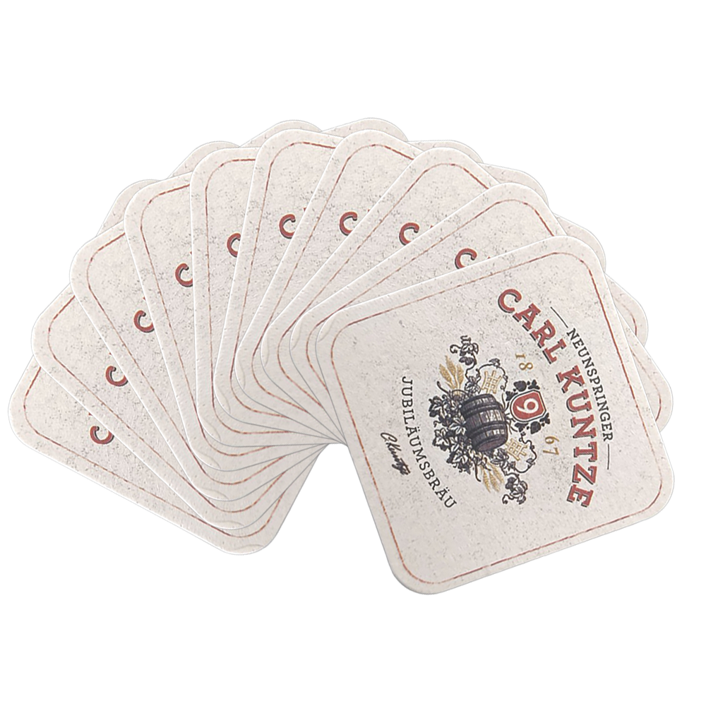 Bierdeckel "Carl Kuntze" 10er-Pack